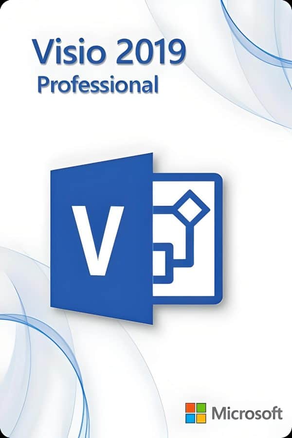 Microsoft Visio 2019 Professional License for 3 devices