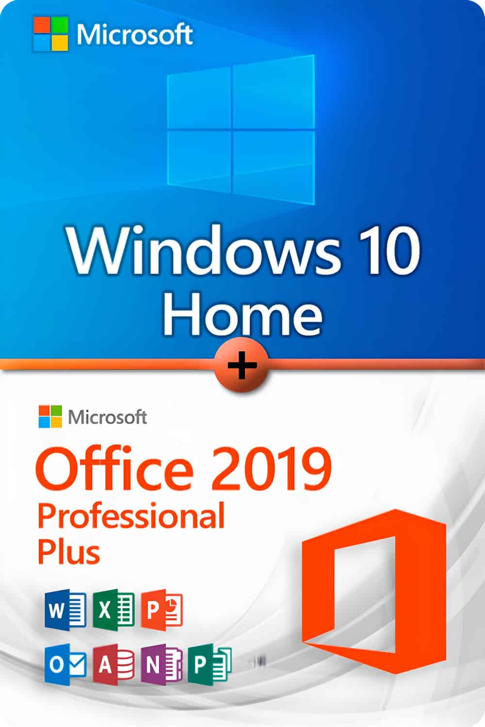 Microsoft Windows 10 Home + Microsoft Office 2021 Professional Plus
