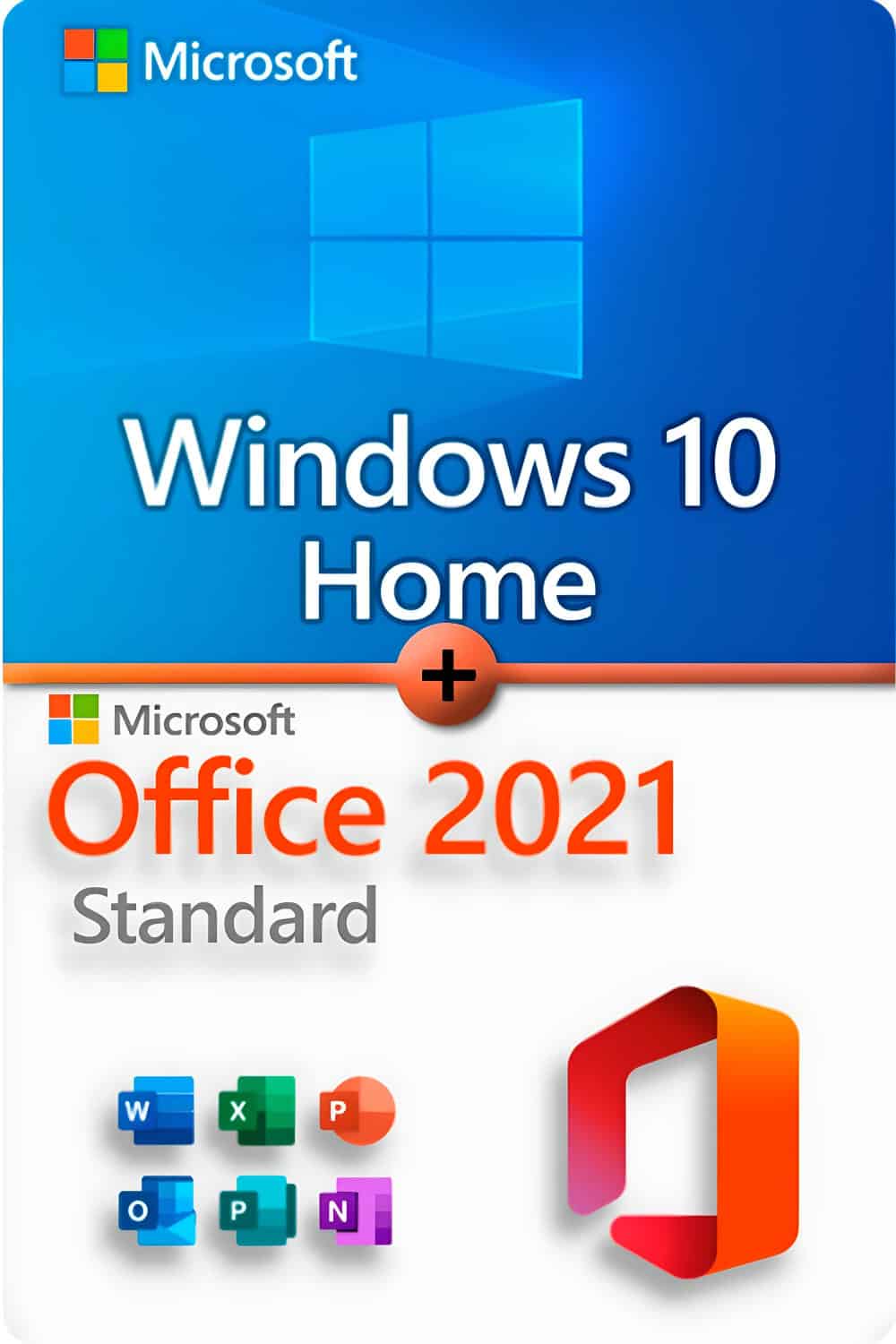Microsoft Windows 10 Home + Microsoft Office 2021 Standard